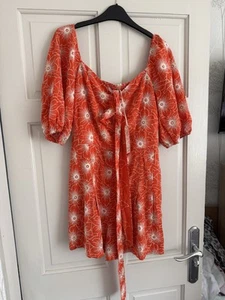Traffic People - BNWT - Dandy Playsuit Red Large (14/16) RRP £128 - Picture 1 of 3