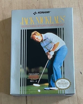 JACK NICKLAUS' CHAMPIONSHIP GOLF Nintendo NES CIB Complete Tested Sports Game - Image 1 of 4