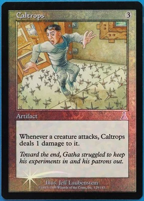 Caltrops FOIL Urza's Destiny PLD Artifact Uncommon CARD (490852) ABUGames - Image 1 of 2