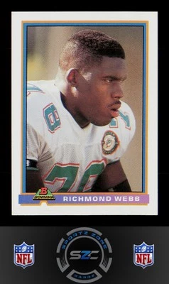 Richmond Webb - 1991 Bowman Card# 296 - Image 1 of 2