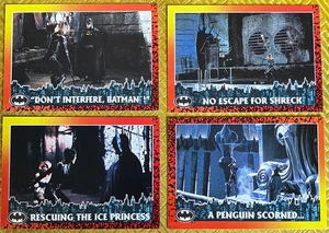 4 Catwoman Cards 1992 Topps Batman Returns #49, #59, #83 & #86 - Great Shape - Bild 1 von 2