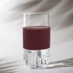 10 Pcs Heat Proof Cup Protector Silicone Glass Sleeve Safe Cover - Foto 1 di 12