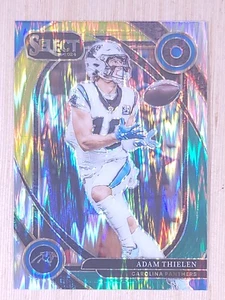 Amortiguador Panini Select #202 Adam Thielen Club Level verde amarillo 2024 - Imagen 1 de 2