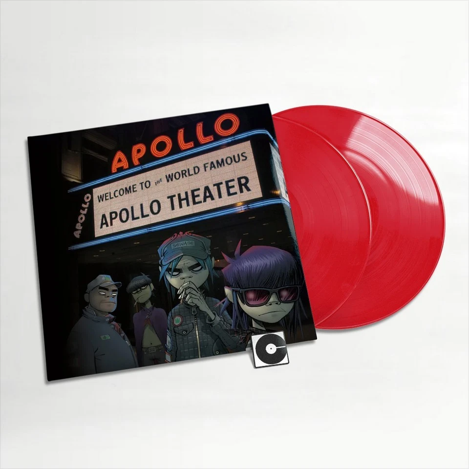 GORILLAZ Demon Days Live From The Apollo Theatre 2LP Red Vinyl RSD 2025 - Image 1 of 1