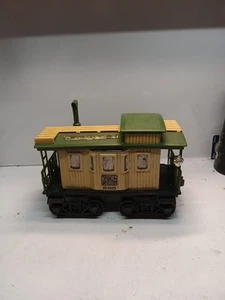 Jim Beam ~ Train Decanter ~Jersey Western Railway Yellow Caboose No Box Empty - Picture 1 of 4