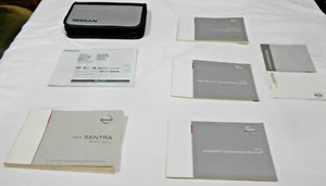 2012 NISSAN SENTRA OWNER'S MANUAL 7/PC.SET + GRAY & BLACK NISSAN PREMIUM CASE // - Foto 1 di 10