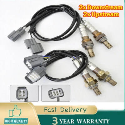 Oxygen Sensor Up+Downstream 4X For Honda Odyssey 3.5L V6 2005 2006 Pilot 2005-08 - Image 1 of 4