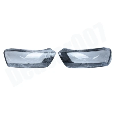 For Fits Audi Q3 2016-2017 Front Headlight Headlamp Lens Cover+Sealant Glue Pair — 第 1/4 张图片