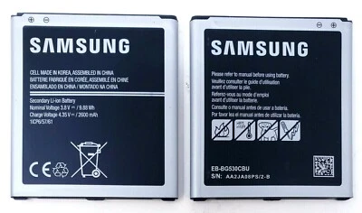 Battery For Samsung Galaxy J3 J5 G550 J500 ON5 Original EB-BG530CBU 2600 Genuine - Image 1 of 4