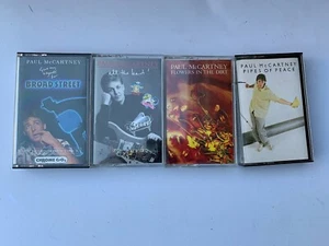 Paul McCartney Cassette Tapes Bundle Of 4-All The Best, Flowers In The Dirt More - Picture 1 of 15