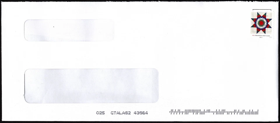 US - 2016 - (25 Cents) Non-Denominated Quilt Coil Plate # Single Cover # 5098 - Image 1 of 1