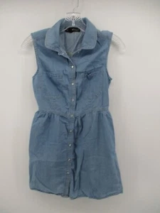 Derek Heart Small Sleeveless Button Up Collared Dress - Picture 1 of 10