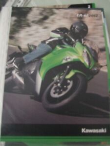KAWASAKI motorcycle brochure ER-6F 12'