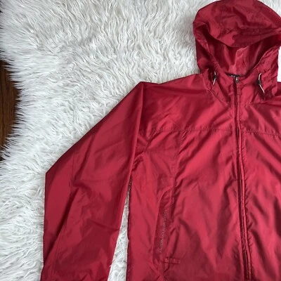 EMS Eastern Mountain Sports Windbreaker Mens Red Hooded Jacket S - Image 1 of 4