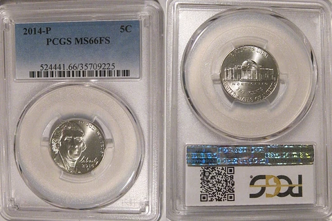 2014 P Jefferson Nickel 5c PCGS MS66FS Full Steps Cover