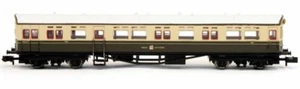 Dapol 2P-004-017 N Gauge Great Western Autocoach 192 Chocolate & Cream Livery T4 - Picture 1 of 11