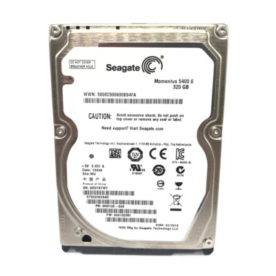 Seagate 320GB ST9320325AS 5400RPM SATA 2.5" Laptop Internal HDD Hard Disk Drive - Image 1 of 3