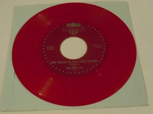 Repro 45 The Five C's My Heart's Got The Blues United Red Vinyl - Picture 1 of 2