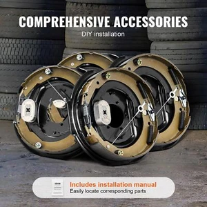 SKYSHALO Electric Trailer Brake 12 x 2 Self-Adjusting Assembly 2 Pairs 7000 lbs - Picture 1 of 9