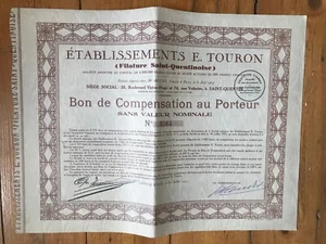 Ets TOURON (SAINT-QUENTIN 62) (Z2) - Picture 1 of 1