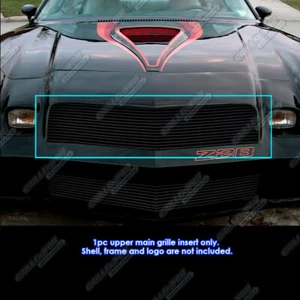 For 1978-1981 Chevy Camaro Main Upper Aluminum Black Billet Grille Grill Insert - Picture 1 of 2