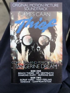 Thief (1981) Tangerine Dream Motion Picture Soundtrack Cassette Movie OST Rare - Picture 1 of 12