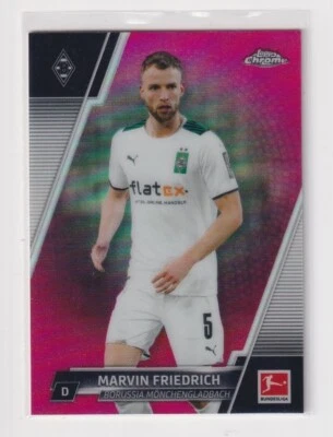 2021-22 Topps Chrome Bundesliga MARVIN FRIEDRICH #14 Magenta Refractor #/399 - Image 1 of 3