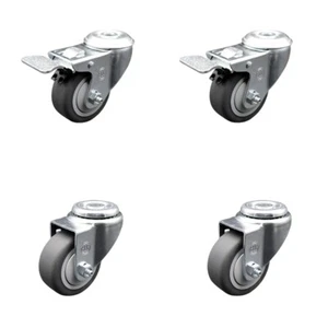 Juego de ruedas de repuesto de 3 pulgadas Festool 491932 con frenos - marca de ruedas de servicio - Imagen 1 de 5