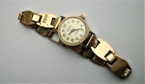CHAIKA 1601A gold plated 17 jewels vintage mechanical women wristwatch 1980s