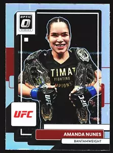 Amanda Nunes HOLO Silver 2023 Donruss Optic Silver HOLO peso gallo n.57 - Foto 1 di 2