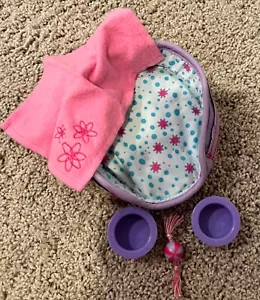American Girl Doll Accessories- Dog Bed Set - Picture 1 of 2