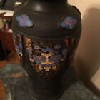 Art Deco Takanabe Vase Japan 11 Inch Moulded Terra Cotta