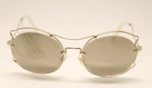 Gafas de sol Miu Miu MU50S ZVN-1C0 dorado espejo 57 mm (#1049) - Imagen 1 de 7