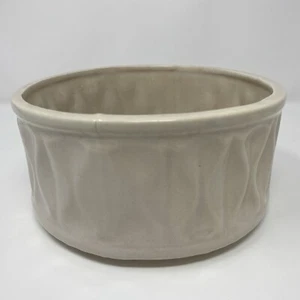 Vintage McCoy Creme/Beige Steingut Strukturiert Stundenglas Pflanzgefäß/Schale #522 - Bild 1 von 8