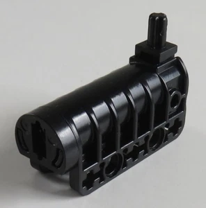 LEGO Technic - Competición - Cañón (parte inferior recta), negro #57029c01 - Imagen 1 de 1