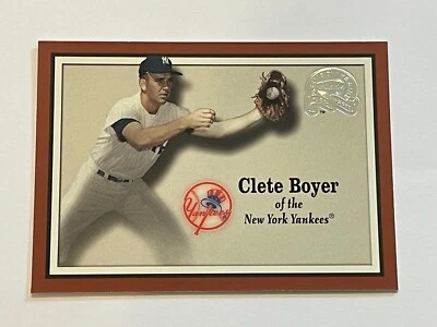 Fleer Greats of Game Baseball #88 2000 - Clete Boyer - Yankees de Nueva York Foto 1 de 2
