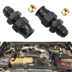 Conector de manguera de tubo de 3/8" 5/16 con bengala macho AN6 2 PIEZAS montaje de línea dura de combustible - Imagen 1 de 13