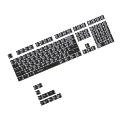 132Key MDA Profile Keycaps Backlit Crystal Keycaps for Mechanical Keyboards - Image 1 of 4