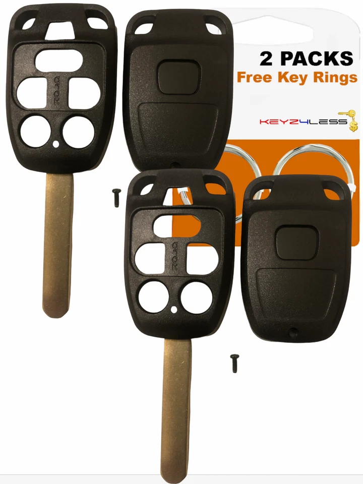 2 Reemplazos para Honda Odyssey 2011 2012 2013 Mando a Distancia Coche Llavero Carcasa Estuche 6B Foto 1 de 3
