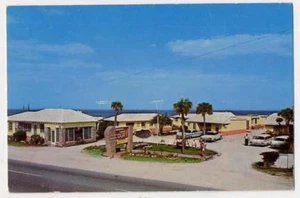 ORMOND BEACH FL Ormond Shores Motor Court Miniatur Postkarte Visitenkarte - Bild 1 von 1