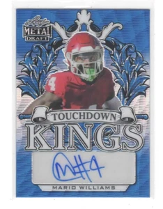 2022 Leaf Metal Draft Mario Williams Mojo Blue Auto 3/25 TK-MW1 - Bild 1 von 1