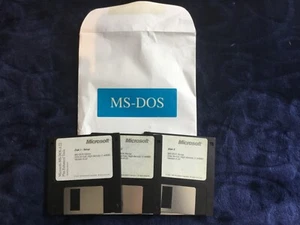 MS-DOS 6.22 + ENHANCED TOOLS FULL VERSION ON THREE 3.5" FLOPPY DISKS 1994 - Picture 1 of 3