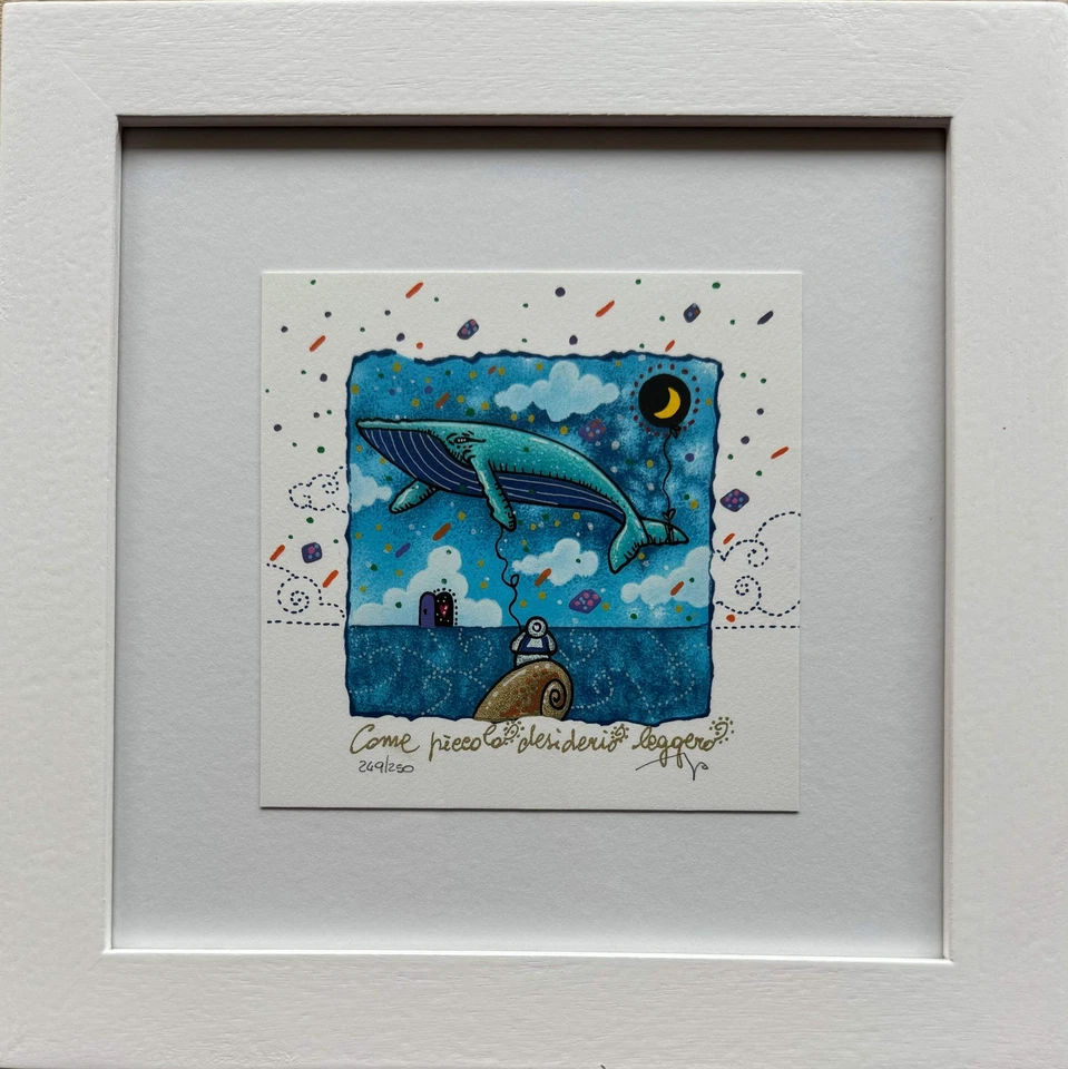 Opera incorniciata: Come piccolo desiderio leggero | Andrea Agostini SERIGRAFIA - Immagine 1 di 1