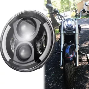 7'' LED Scheinwerfer für YAMAHA V Star XVS 650 1100 950 1300 Classic Silverado - Bild 1 von 12