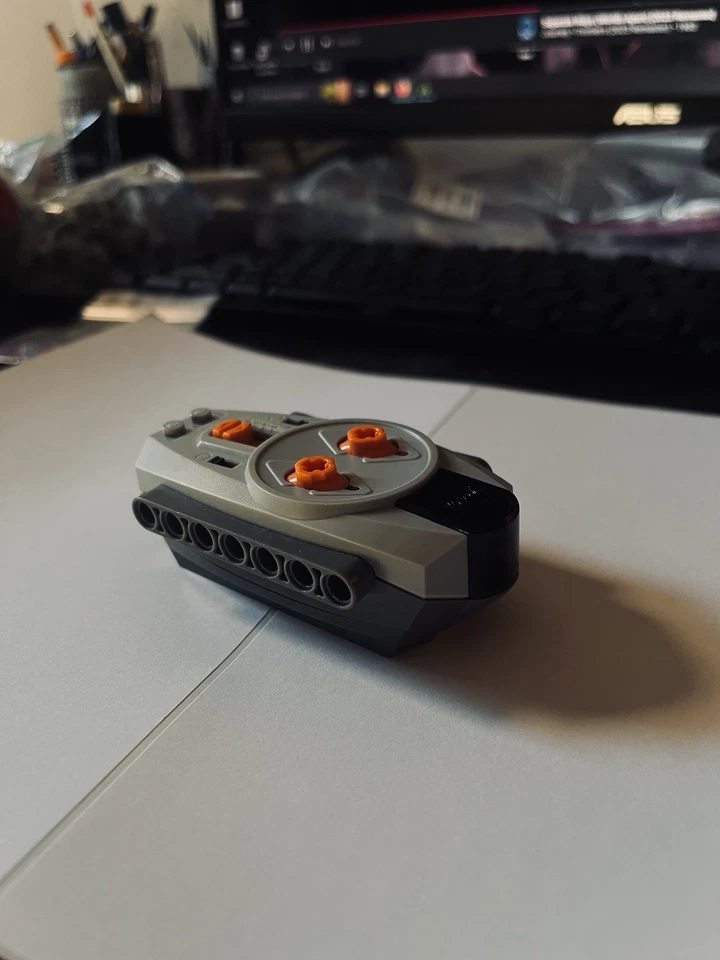 LEGO PART 58122 Control Unit, IR, Power Functions, with Dark Bluish Gray Bottom - Image 1 of 1