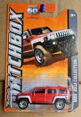 MATCHBOX 2012 - HUMMER H3 [RED] 2012 COLLECTION SERIES NEAR MINT CARD GOOD - Image 1 of 4