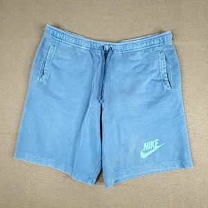 Pantalones Cortos de Sudadera Nike Para Hombres 2XL Azul Just Do It Swoosh Deportes 10" Entrepierna Etiqueta Azul * - Imagen 1 de 14