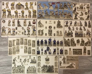 1950s NHL MINOR LEAGUE HOCKEY HANDMADE POSTER PAGES SCRAPBOOK RANGERS BISON LOT - Picture 1 of 5