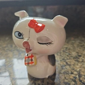 Vtg Holt Howard PIG One Piece Pencil Holder / Sharpener Japan Anthropomorphic - Picture 1 of 10