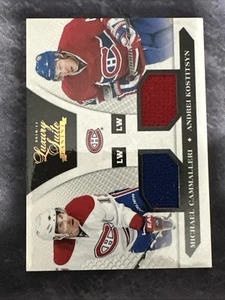 2010-11 Luxury Suite 86 Cammalleri / A. Kostitsyn Montreal Canadiens Red / Blue - Picture 1 of 3